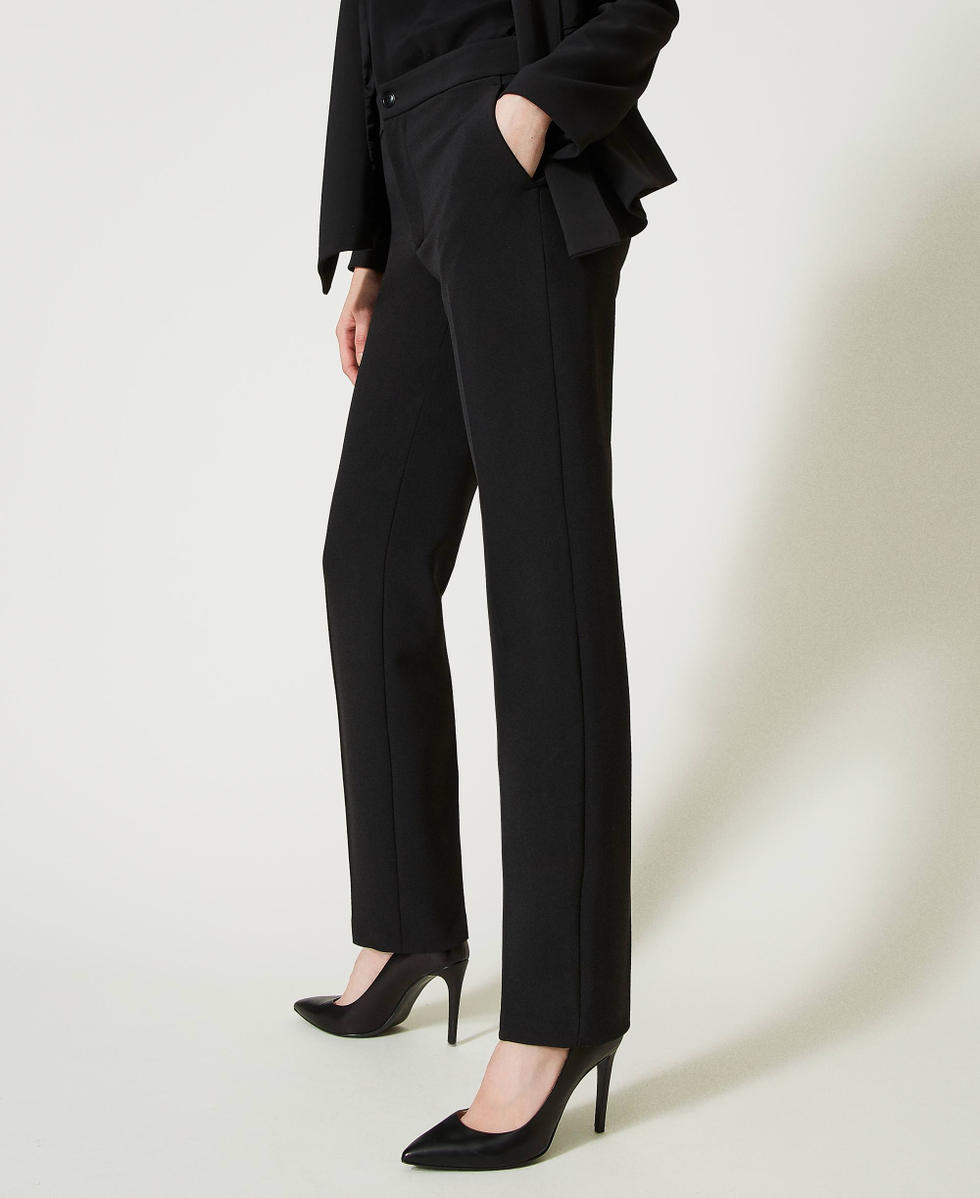 Black trouser shoes ladies discount