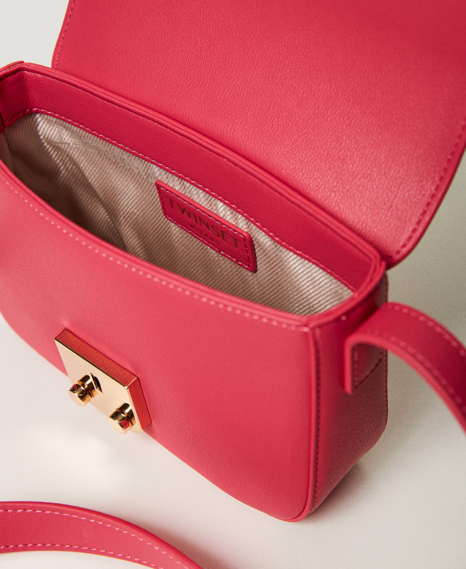 'Lovely' shoulder bag with Oval T closure Fuxia Woman 231TD8271-04