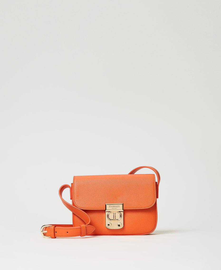 Umhängetasche „Lovely“ mit „Oval T“-Verschluss Orange Frau 231TD8271_03345_01