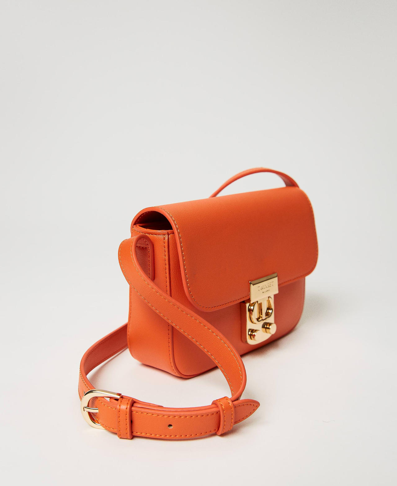 Umhängetasche „Lovely“ mit „Oval T“-Verschluss Orange Frau 231TD8271_03345_02