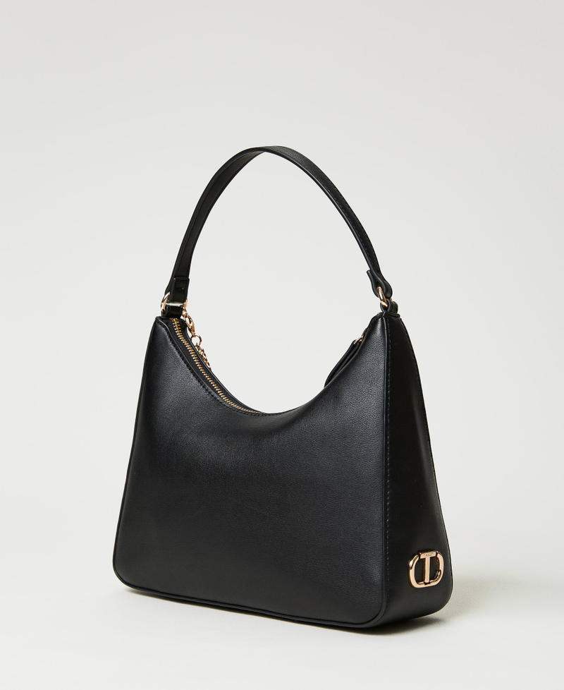 Large 'Suki' hobo bag with chain Black Woman 231TD8280_00006_03