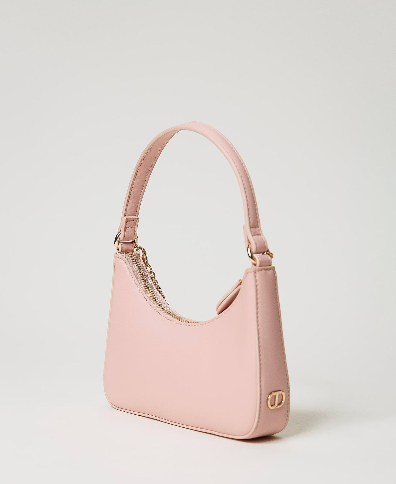 Small 'Suki' hobo bag with chain Parisienne Pink Woman 231TD8281_00714_03