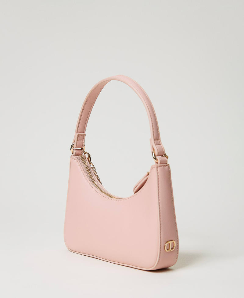 Small 'Suki' hobo bag with chain Parisienne Pink Woman 231TD8281_00714_03