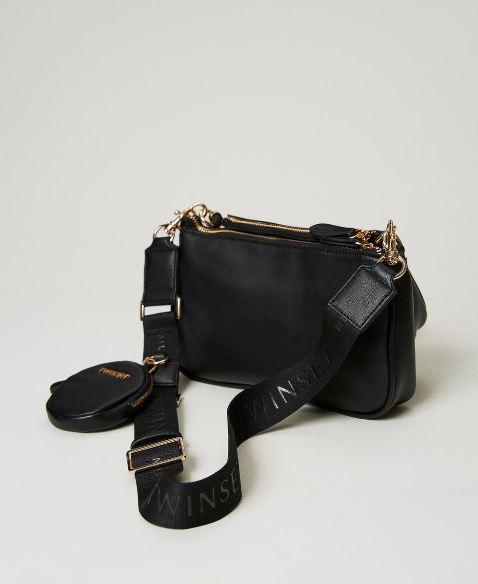 Together shoulder bag and coin purse set Woman Black TWINSET Milano