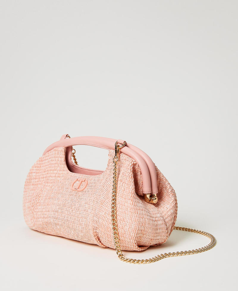 'Sweety' soft clutch with handles Parisienne Pink Woman 231TD8320_00714_02