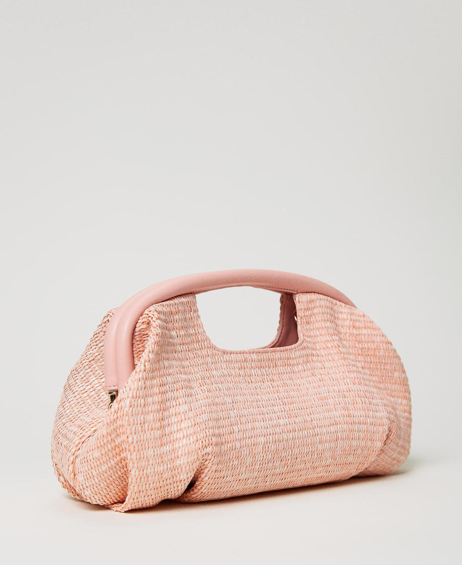 'Sweety' soft clutch with handles Parisienne Pink Woman 231TD8320_00714_03