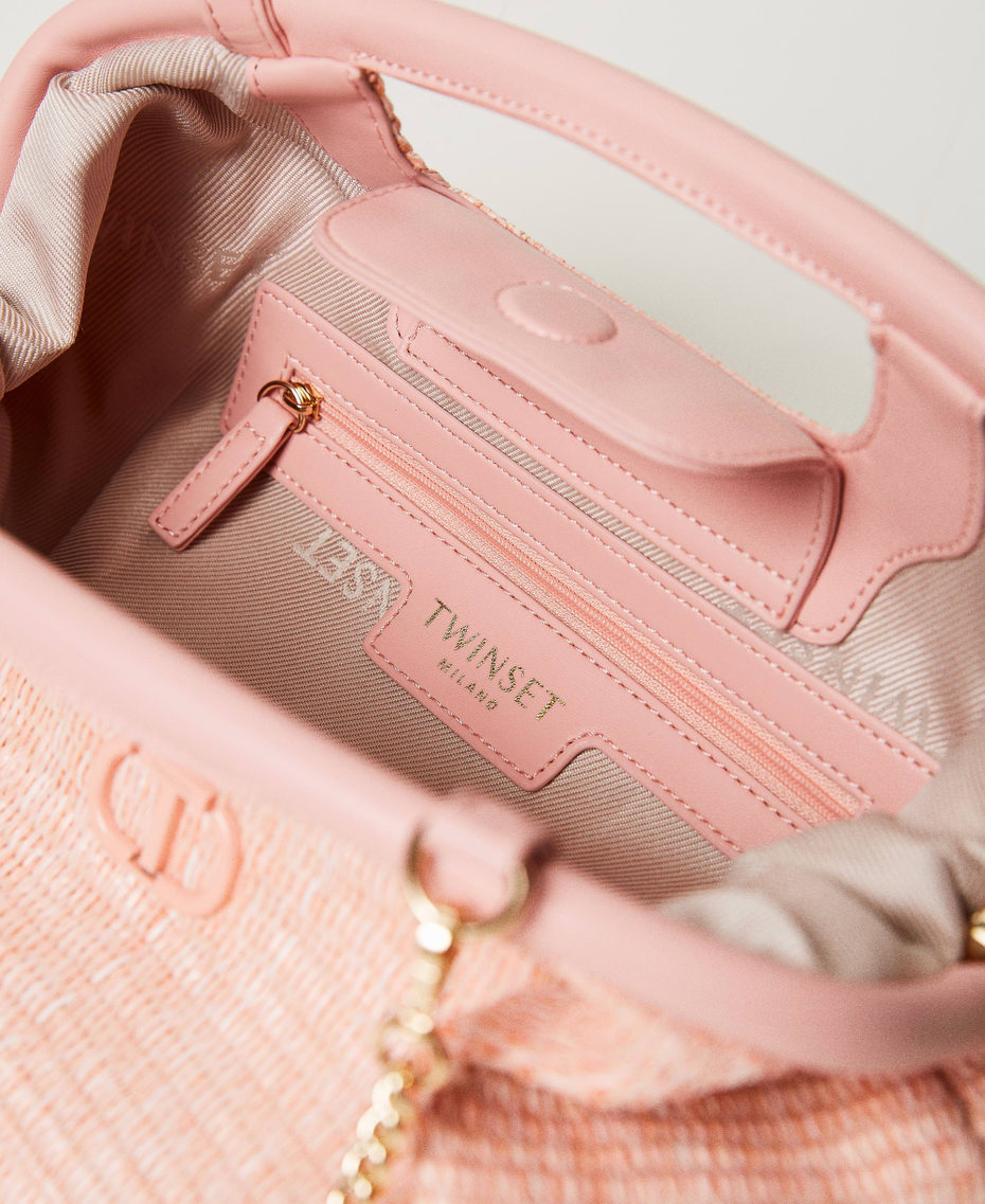 'Sweety' soft clutch with handles Parisienne Pink Woman 231TD8320_00714_04