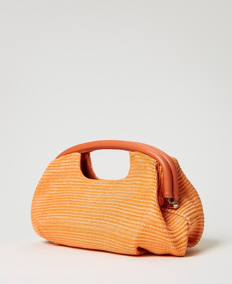 'Sweety' soft clutch with handles Orange Woman 231TD8320-03