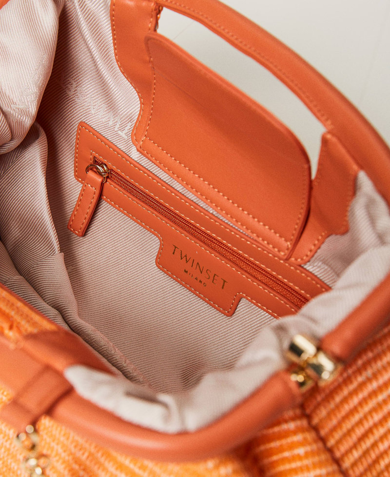 'Sweety' soft clutch with handles Orange Woman 231TD8320-04