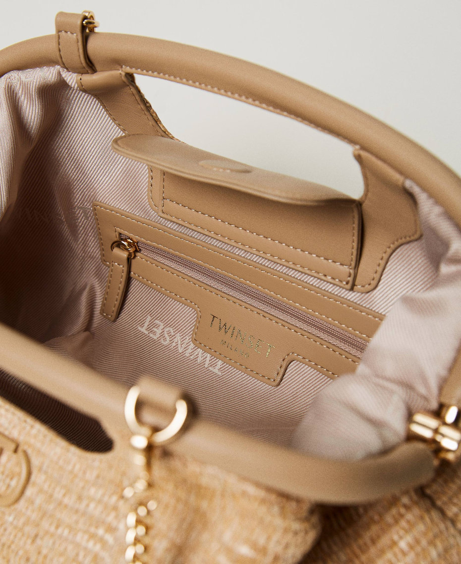 'Sweety' soft clutch with handles “Cuban Sand” Pink Woman 231TD8320_06017_04