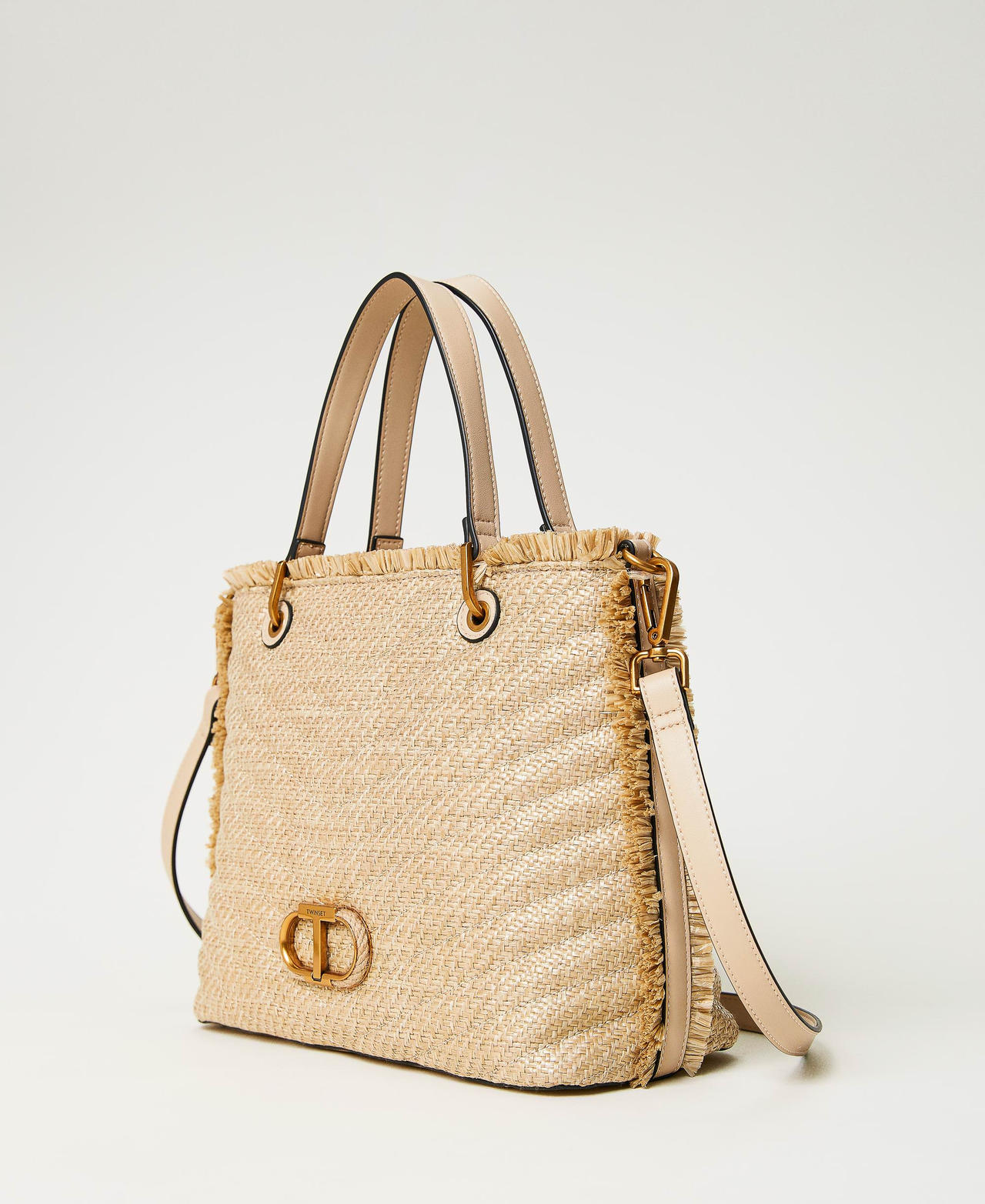 Großer Shopper „Dreamy“ aus Strohimitat Stroh Frau 231TD8330_00193_02
