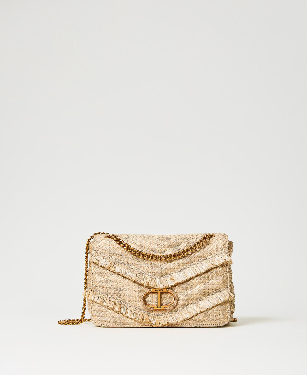 'Dreamy' straw shoulder bag