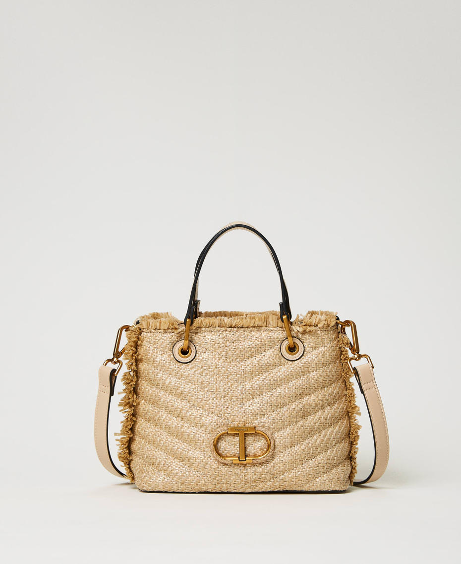 Mittelgroßer Shopper „Dreamy“ aus Strohimitat Stroh Frau 231TD8333_00193_01