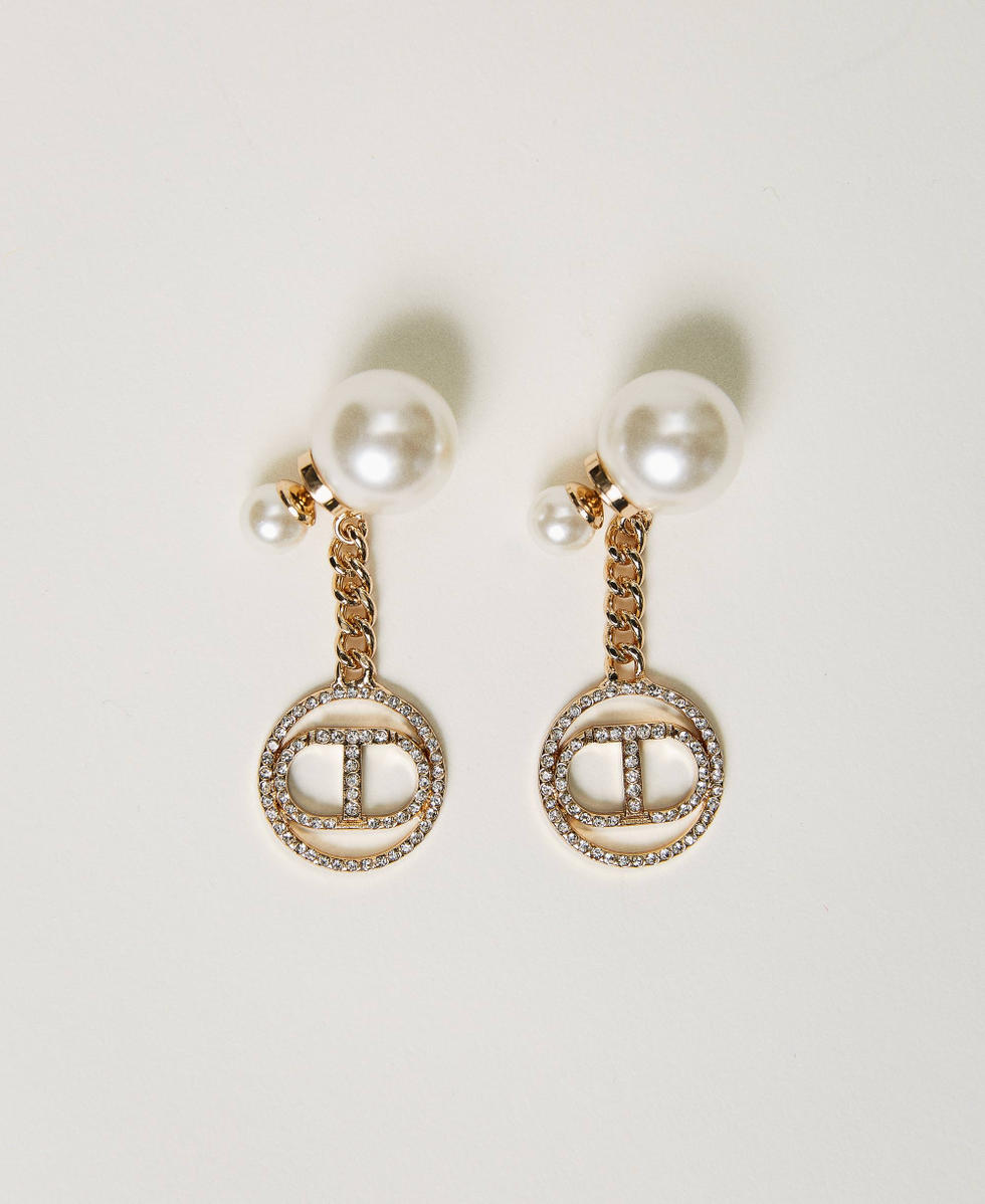 Orecchini con perle e Oval T