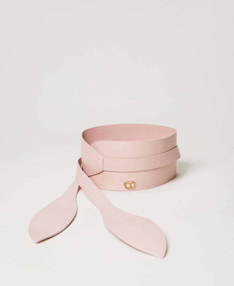 Sash belt with Oval T Parisienne Pink Woman 231TO5130-01