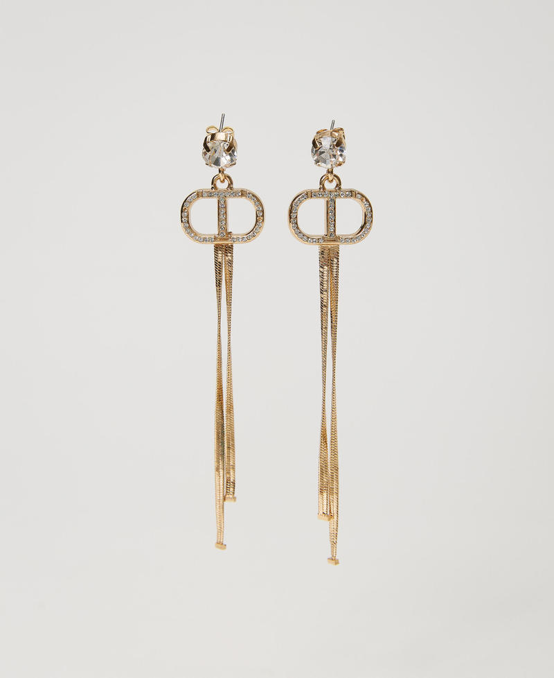 Orecchini con pendenti e Oval T strass