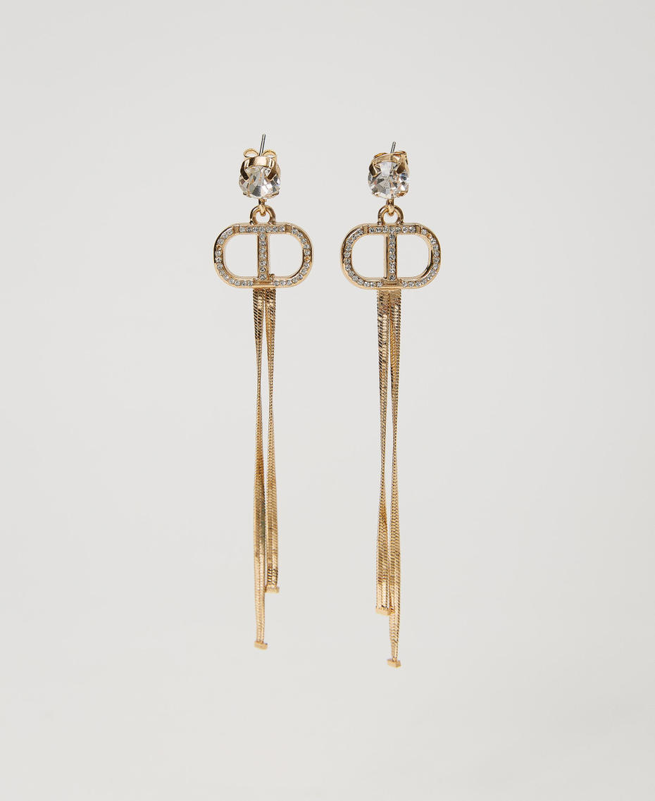 Orecchini con pendenti e Oval T strass