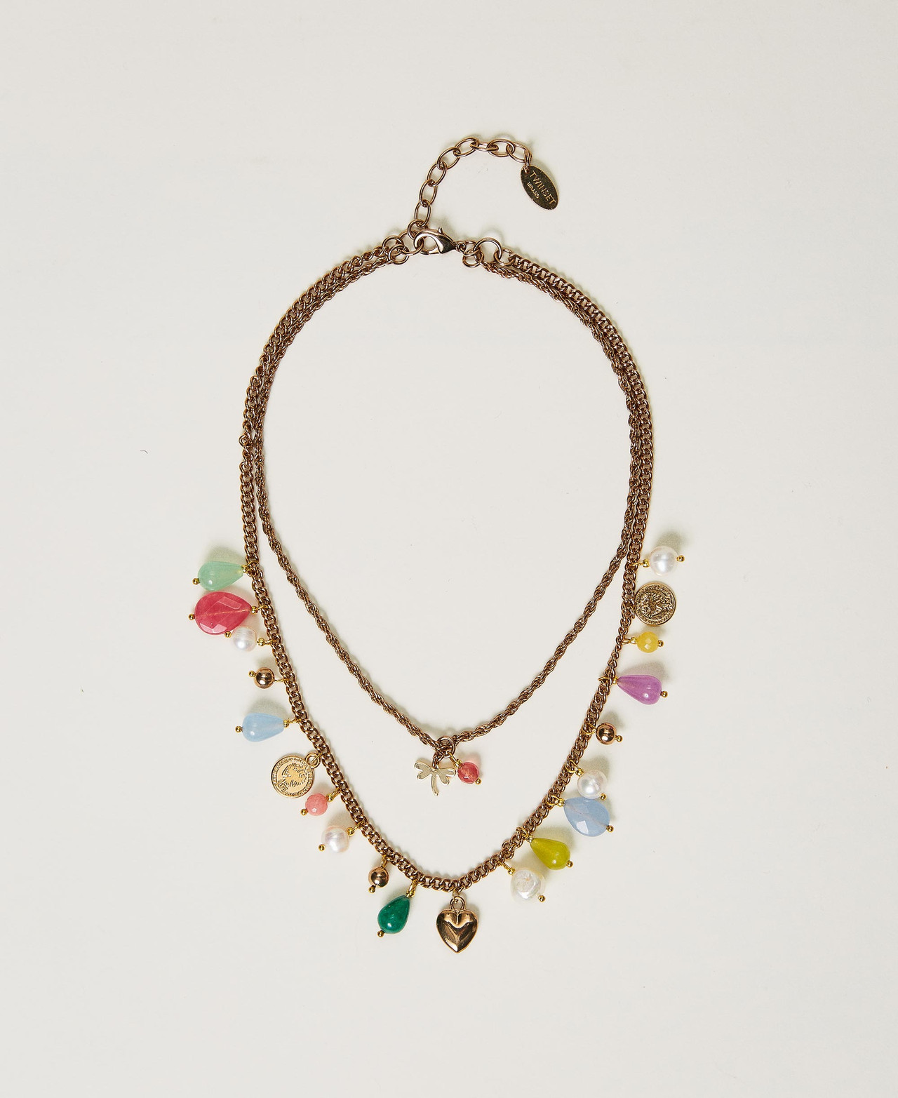 Set Gioielli Da Sposa Indiano Bollywood – Collana Girocollo In Ottone Placcato Con Pietre E Perline Artificiali