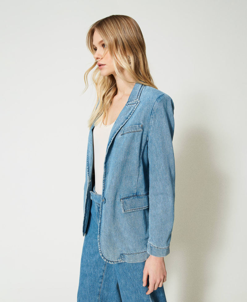Denim blazer "Mid Denim" Blue Woman 231TP2210_01611_02
