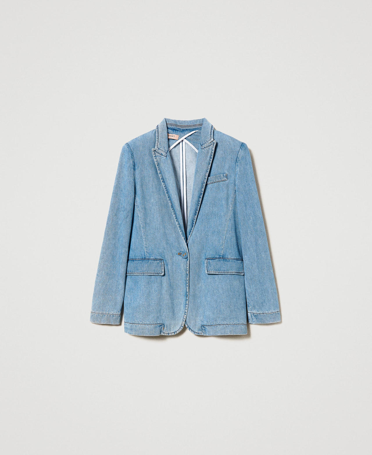 Le Braghe giacca blazer monopetto blu