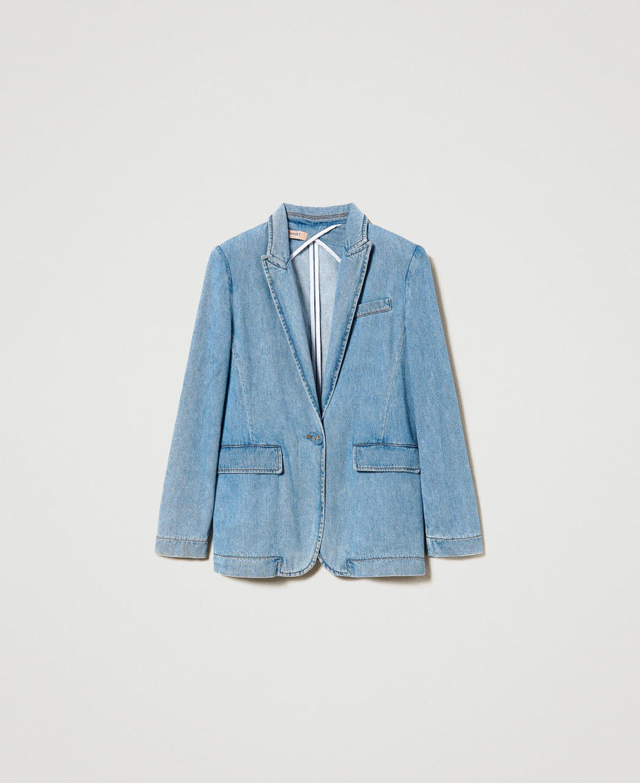 Denim blazer "Mid Denim" Blue Woman 231TP2210_01611_S0