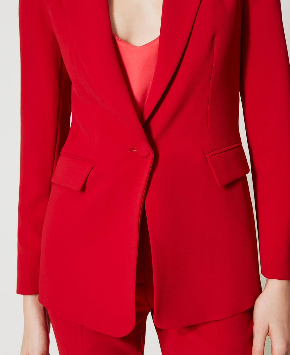 Crêpe cady blazer