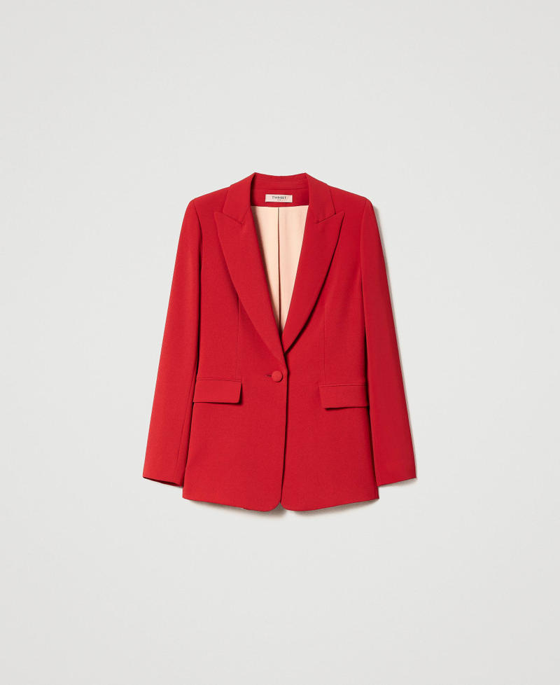 Crêpe cady blazer