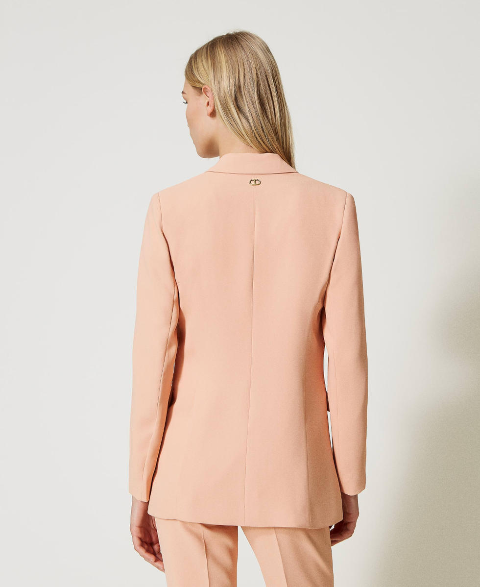 Chaqueta de crepé de cady Rosa | TWINSET Milano