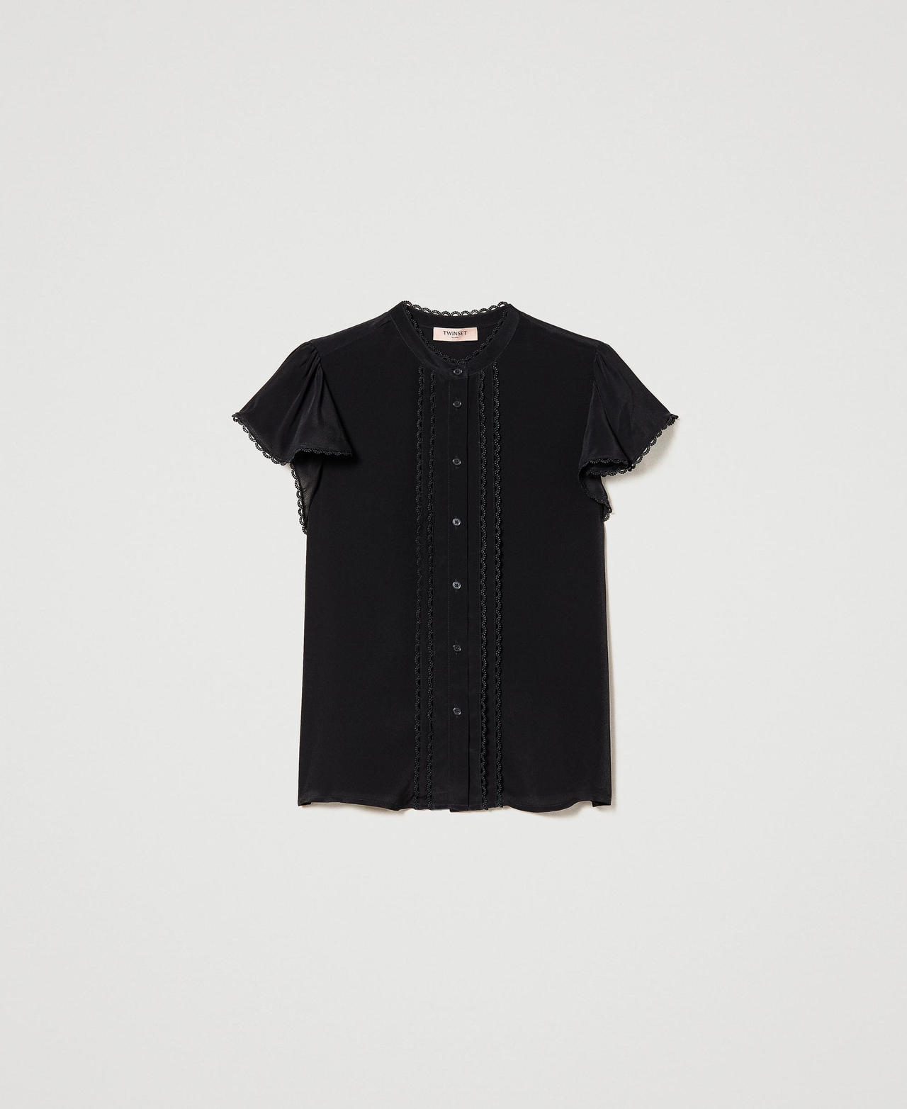 Camicia in misto seta