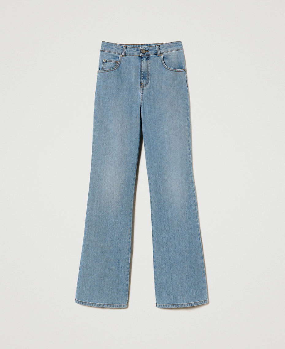 SHEIN ICON Plus Jean Évasé Taille Haute | Mode en ligne | SHEIN ANCE