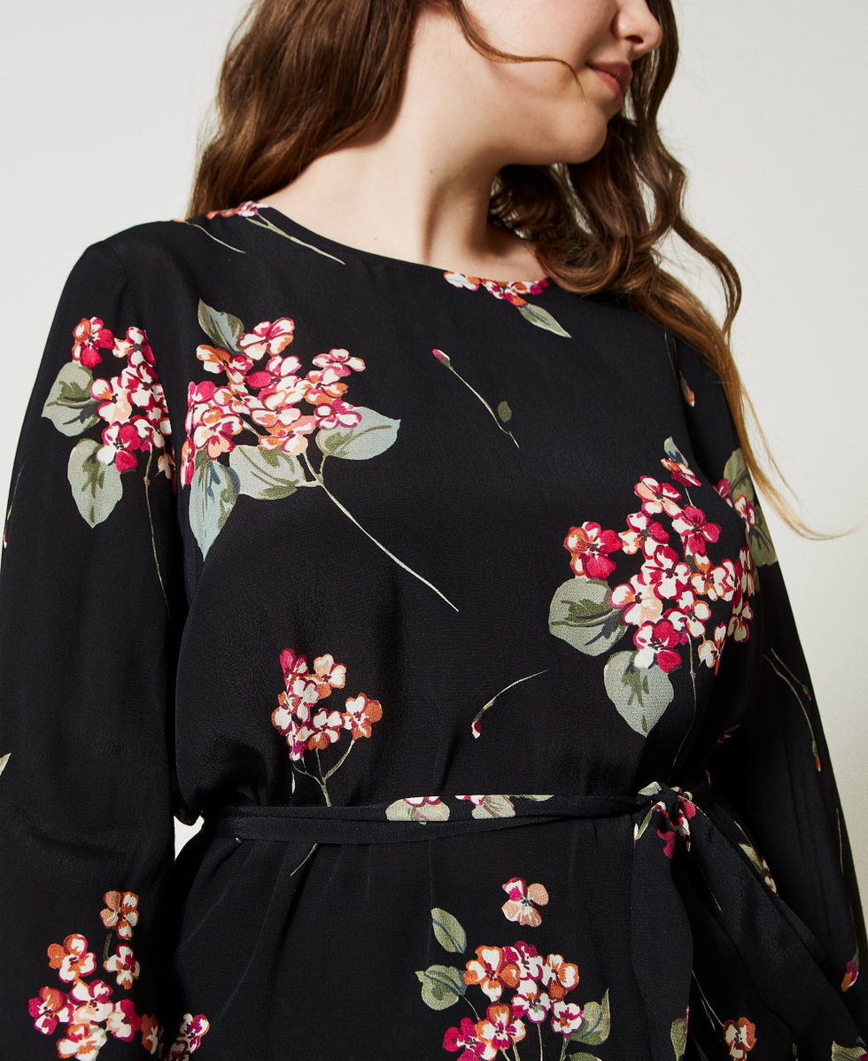 Abito twin set fiori on sale