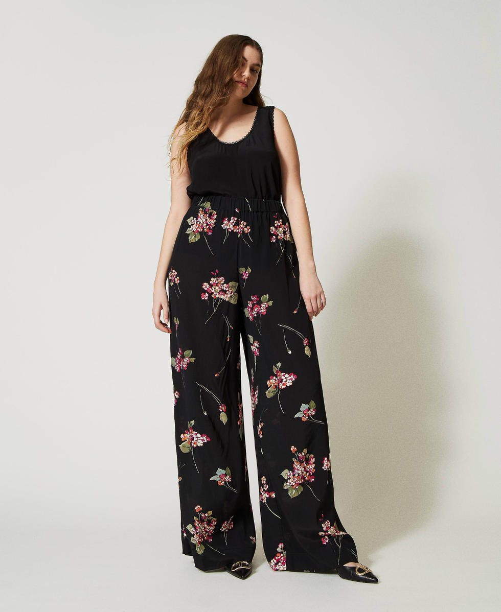Pantaloni palazzo twin set on sale