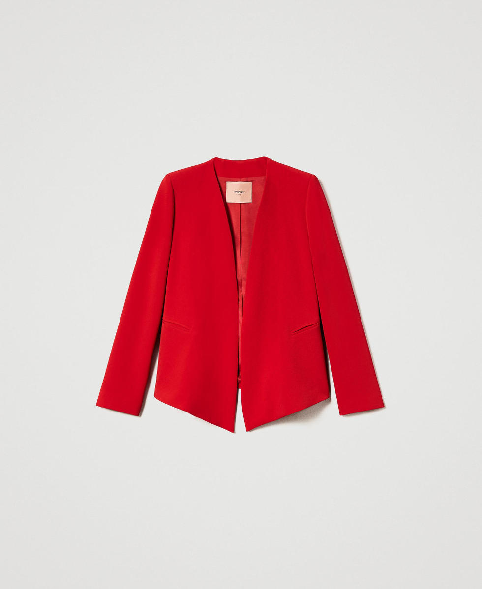 Giacca rossa donna store