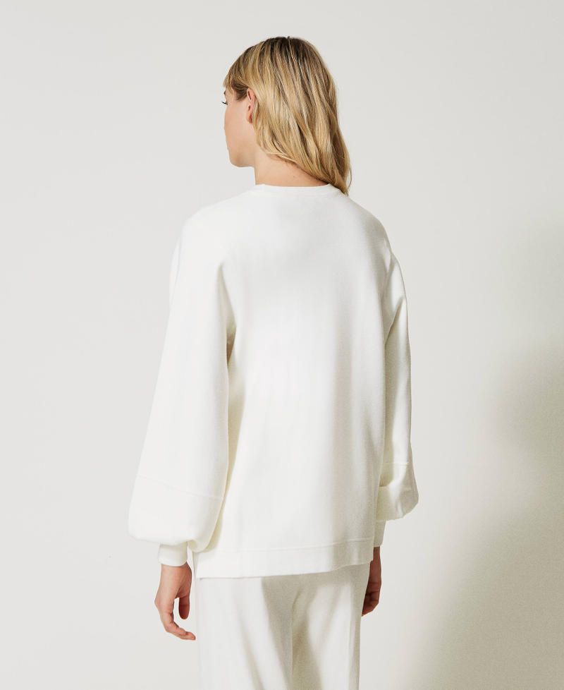 Jumper with side slits White Snow Woman 231TP3103_00282_03
