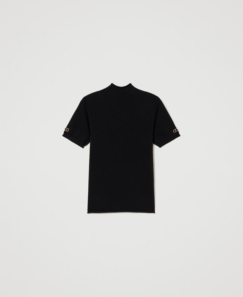 jersey blanco cuello alto