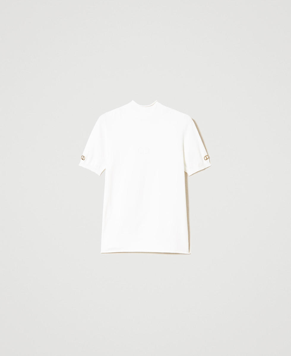 Seamless turtleneck jumper