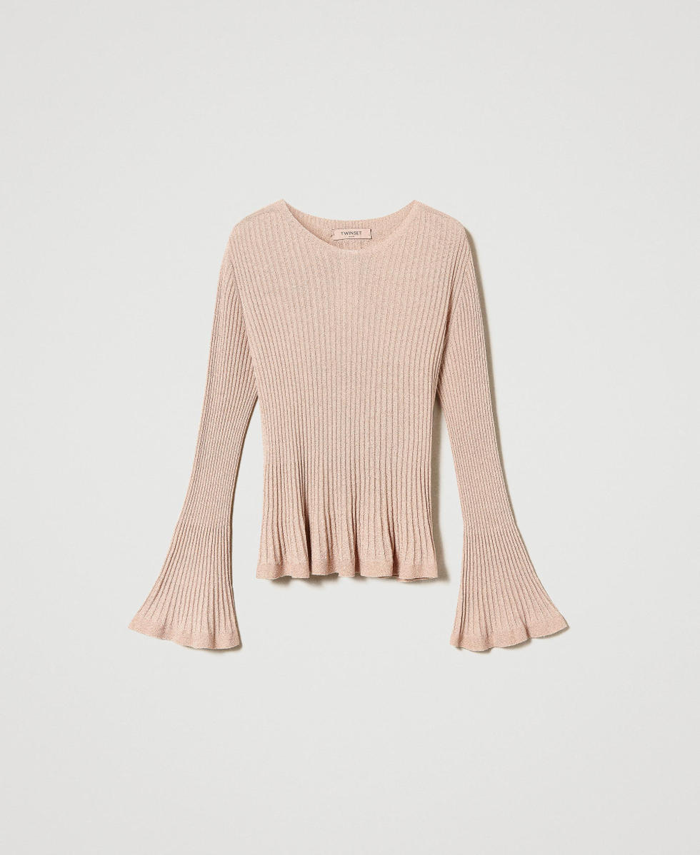 Lurex yarn jumper