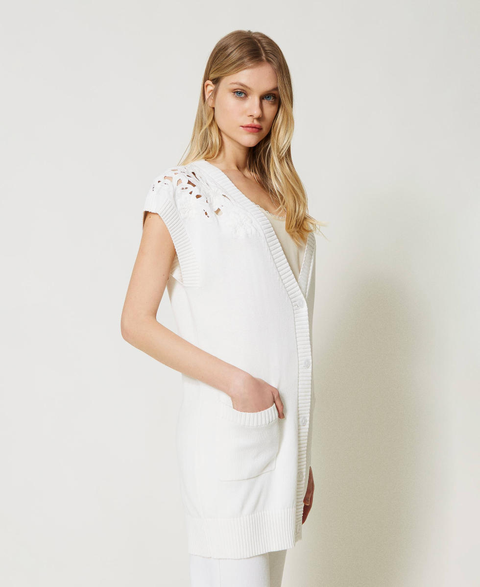Gilet femme avec broderie on sale