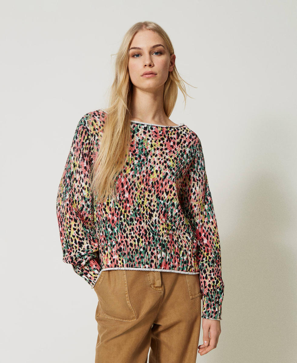 Pull cardigan imprime Femme Fantaisie TWINSET Milano