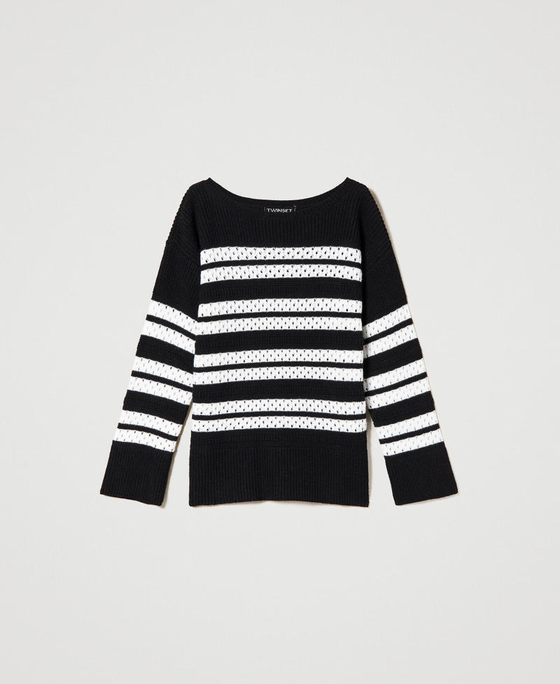 Maxipullover aus Treecot-Garn