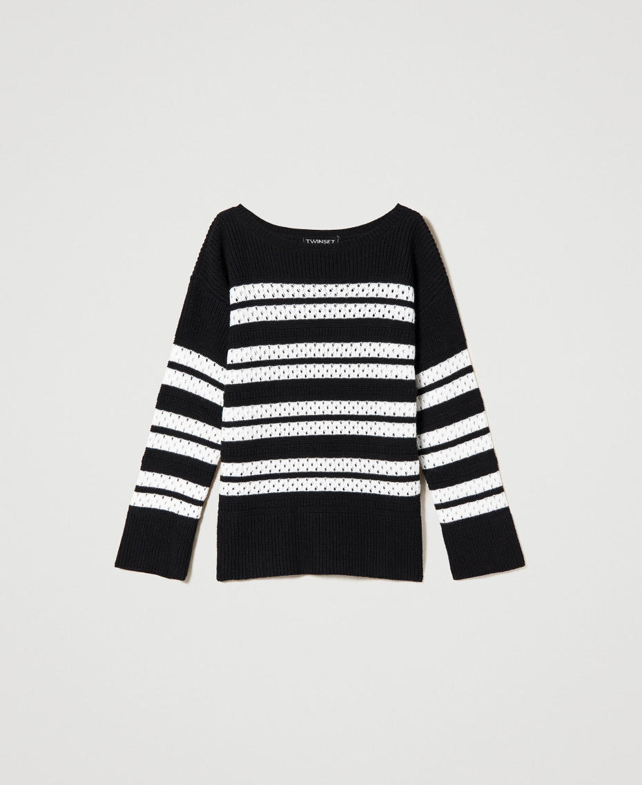 Maxipullover aus Treecot-Garn