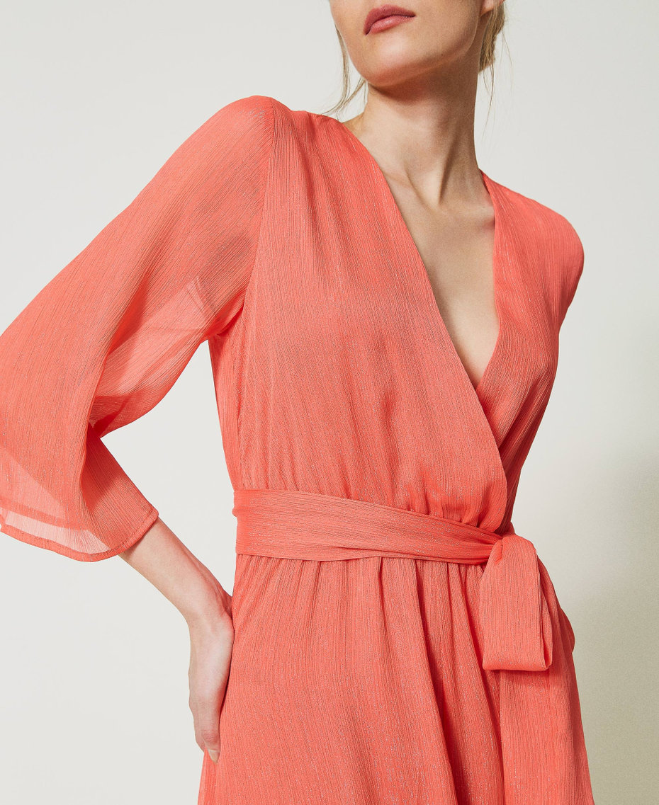 Lurex creponne jumpsuit