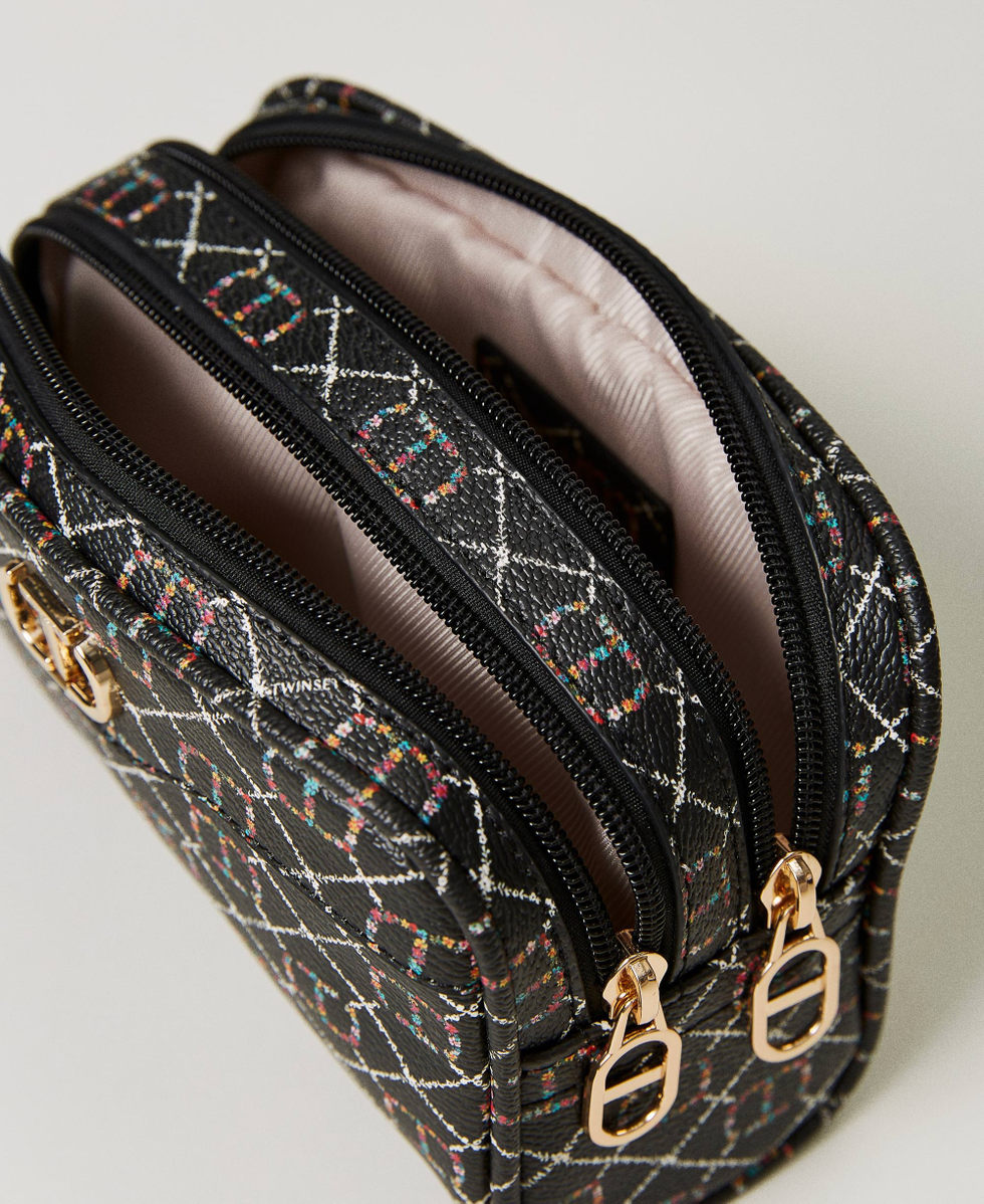 Beauty case with Oval T Flower Oval T and Twinset / Black Woman 231TQ7402_10354_04