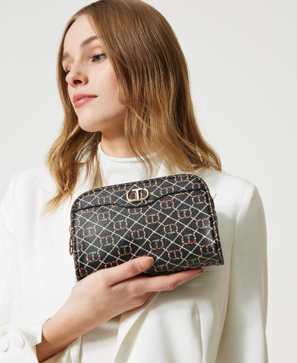 Beauty Case mit Oval T-Logo