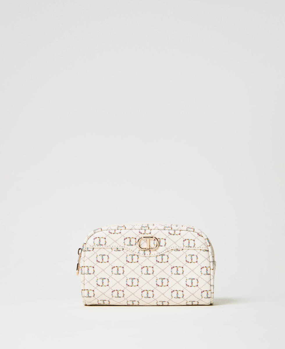 Beauty case with Oval T Flower Oval T and Twinset / Ivory Woman 231TQ7402_10355_01