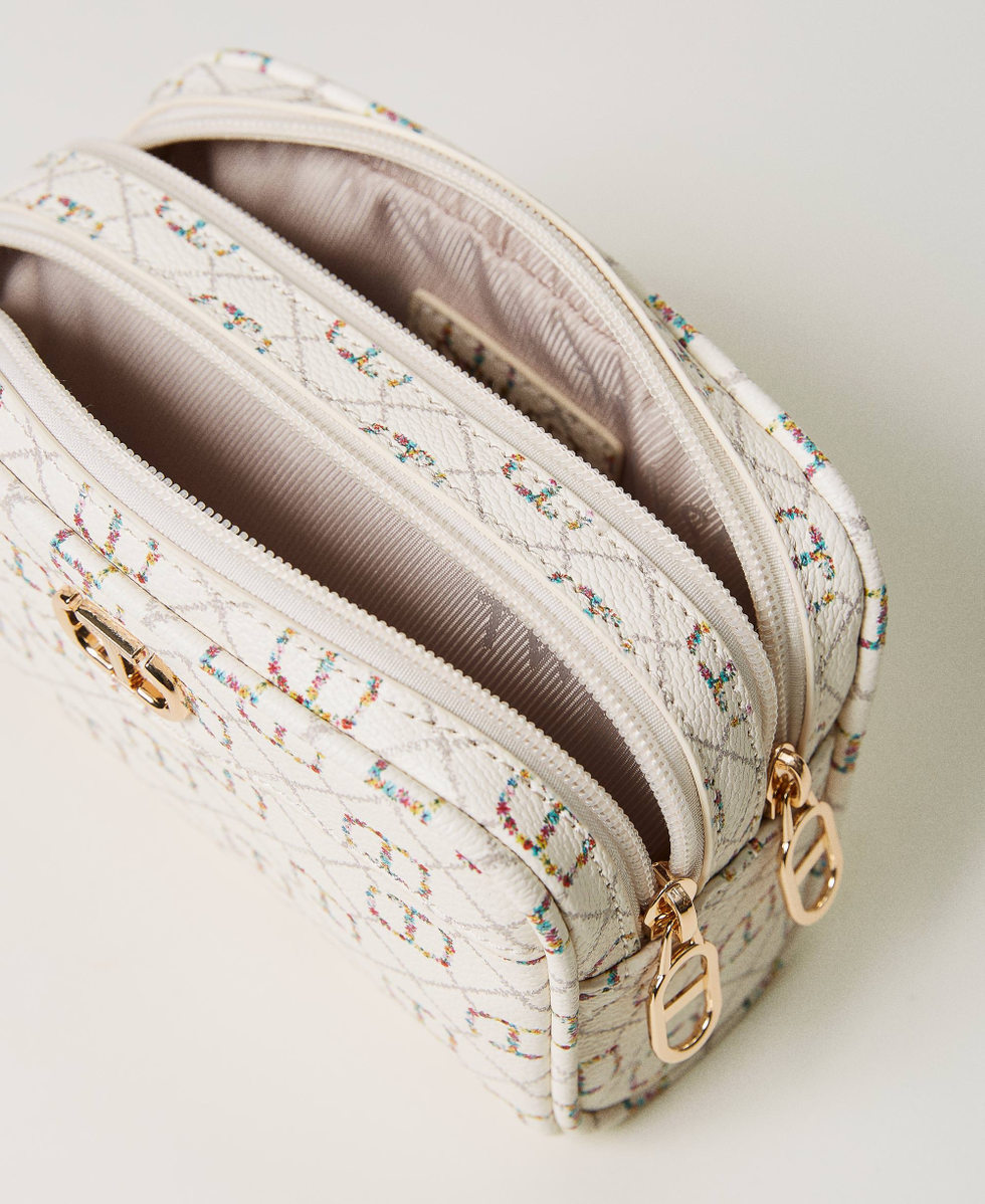 Beauty case with Oval T Flower Oval T and Twinset / Ivory Woman 231TQ7402_10355_04