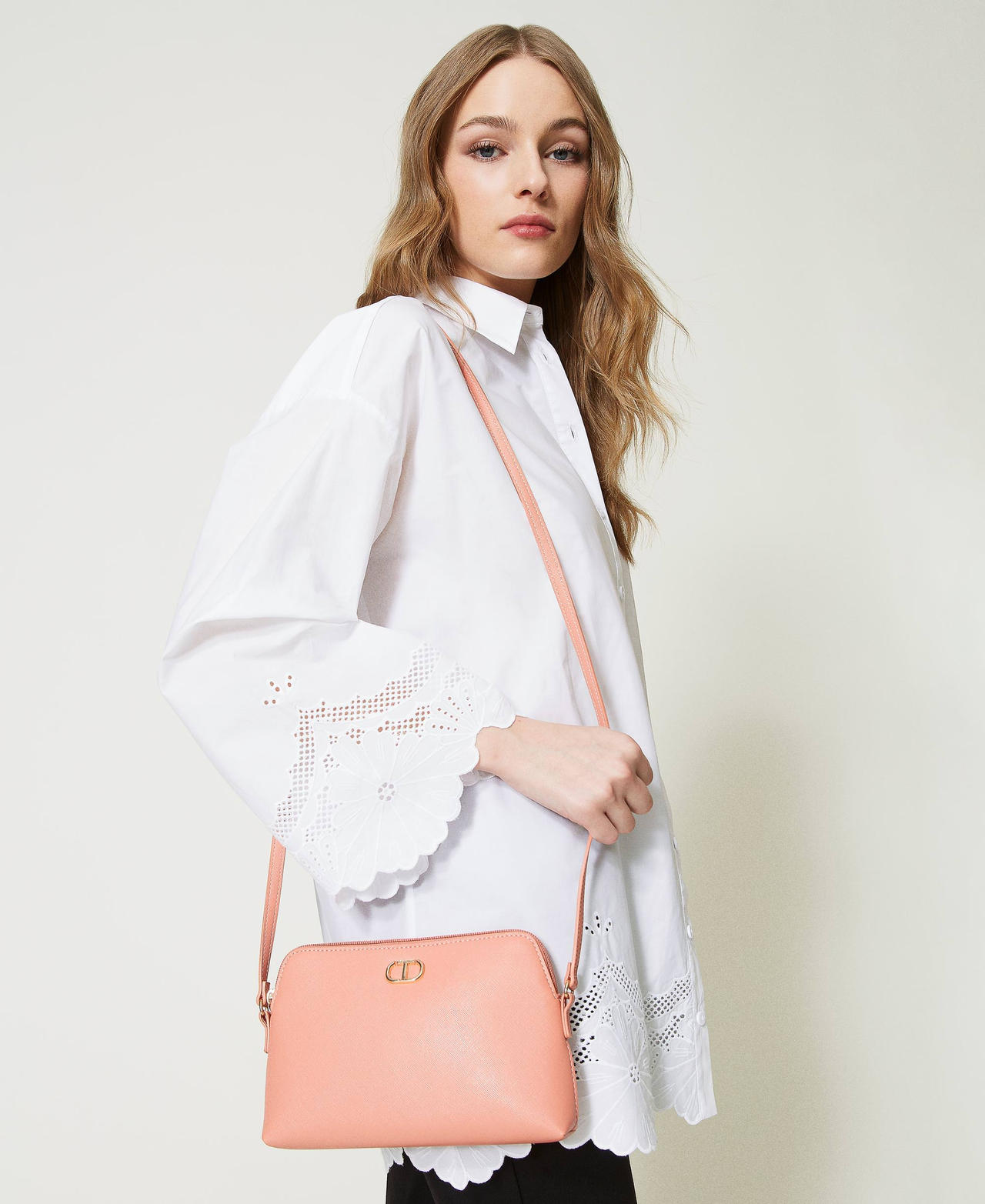 Set di nécessaire con tracolla Pink Mousse Donna 231TQ7403_03895_0S