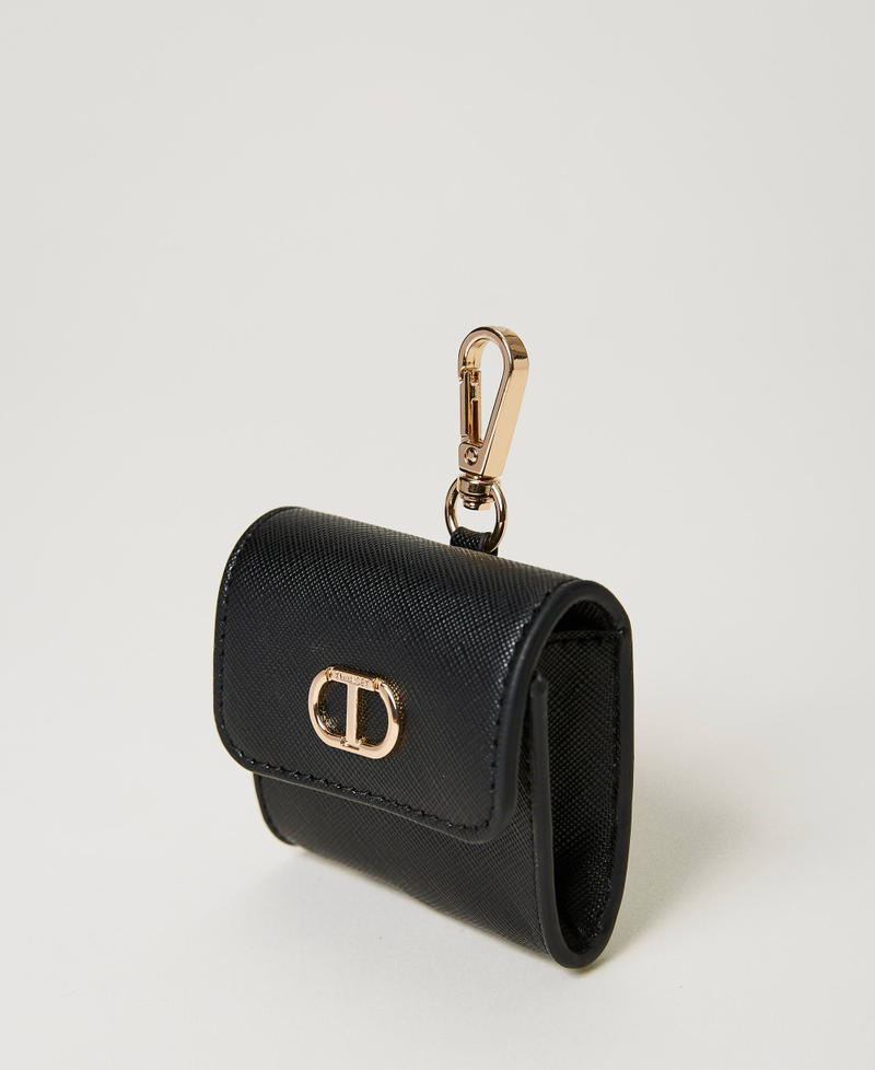 Headphone holder with Oval T Black Woman 231TQ7404_00006_01