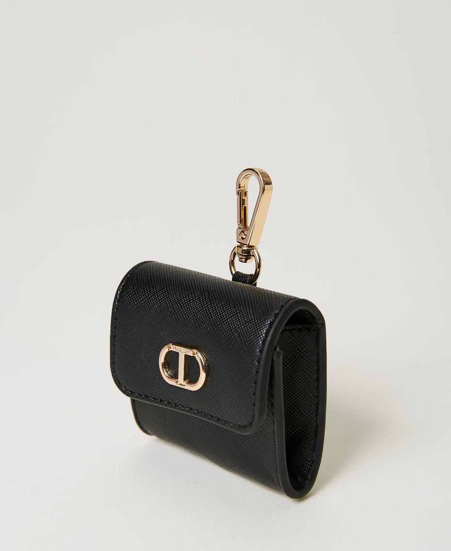 Headphone holder with Oval T Black Woman 231TQ7404_00006_01