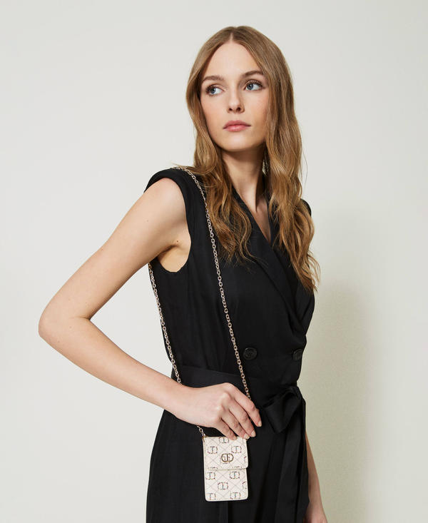 Card holder with shoulder strap and Oval T